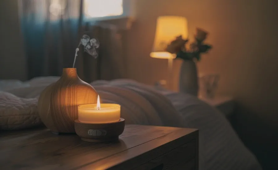 cozy bedroom ready for sleep hygiene